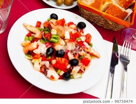 Seafood salad Salpicon de marisco Seafood salad Salpicon de marisco 99738474