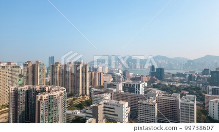 the Tsim Sha Tsui, the cityscape of hong kong Feb 26 2023 the Tsim Sha Tsui, the cityscape of hong kong Feb 26 2023 99738607