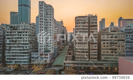 a Mong Kok District at hong kong, Feb 26 2023 a Mong Kok District at hong kong, Feb 26 2023 99738656