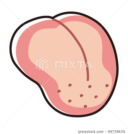 臟舌頭（舌苔）的插圖 99739639