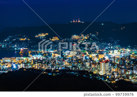 Nagasaki city night view Nagasaki city night view 99739976