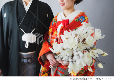 新娘和新郎的顏色 新娘和新郎的顏色 99740482