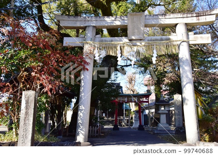 Shizuoka City Uomachi Inari Shrine (Shimizu Soccer Shrine) Torii and approach 99740688