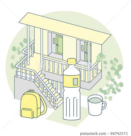 Appearance of the apartment. door on stairs 99742571