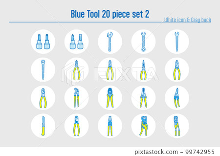 20-piece blue tool set no.8 99742955