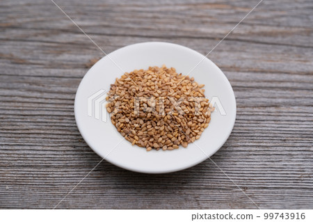 White sesame seasoning White sesame seasoning 99743916