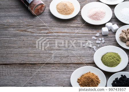 Sugar and salt, seasonings, set, sashisuseso Sugar and salt, seasonings, set, sashisuseso 99743937