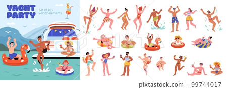 Yacht Party Flat Set 99744017