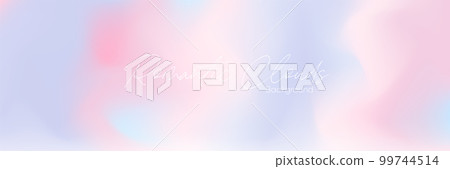 Romantic gradient pattern in smooth cute style. Gradient background with puffy clouds and sky decorative design. Vector abstract concept. 99744514