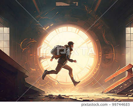 Time travel. Jump into the time portal in hours Time travel. Jump into the time portal in hours 99744683