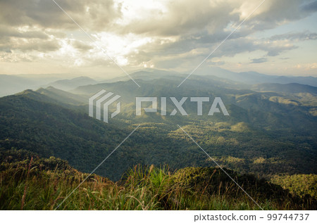 landscape of mountain view 99744737