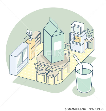 將飲料倒入玻璃杯中。用蔬菜汁開始新的一天 將飲料倒入玻璃杯中。用蔬菜汁開始新的一天 99744938