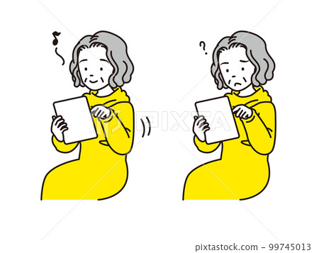 Tablet device and aunt 99745013