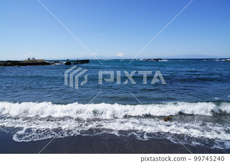 三浦市富士山觀景點和熱帶新井濱海岸 99745240