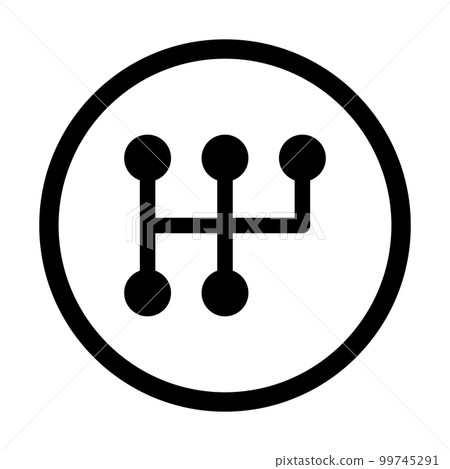 gearbox icon vector transmission sign for graphic design, logo, website, social media, mobile app, UI 99745291