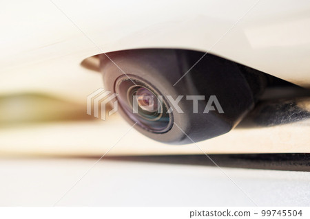 car rear view camera close up for parking assistance car rear view camera close up for parking assistance 99745504