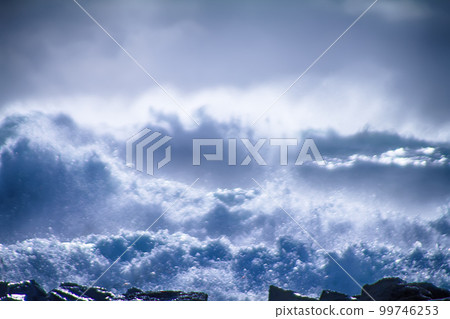 impressive storm on Pacific coast impressive storm on Pacific coast 99746253