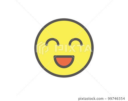 可愛的微笑笑臉 icon_emoticon 表情符號 99746354