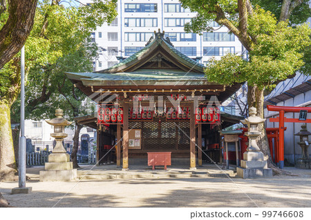 Shiroyone Inari Shrine Worship Hall in the precincts of Osaka Tenmangu Shrine 99746608