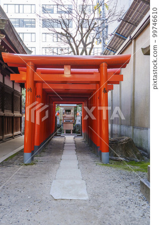 Inari Okumiya, the final shrine in the precincts of Osaka Tenmangu Shrine 99746610