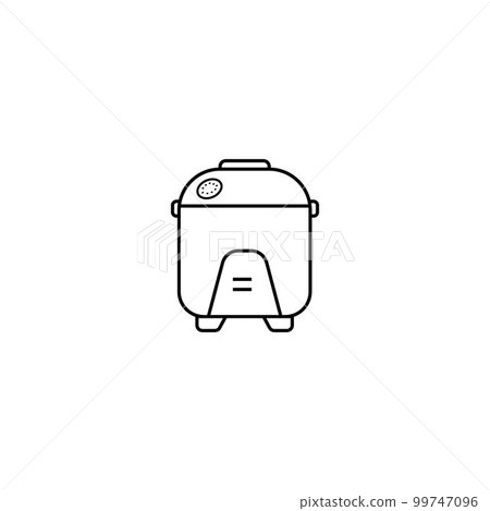 Electric rice cooker icon Electric rice cooker icon 99747096