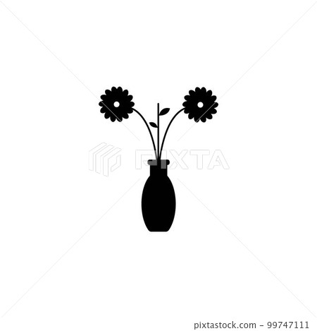 Flower vase logo Flower vase logo 99747111