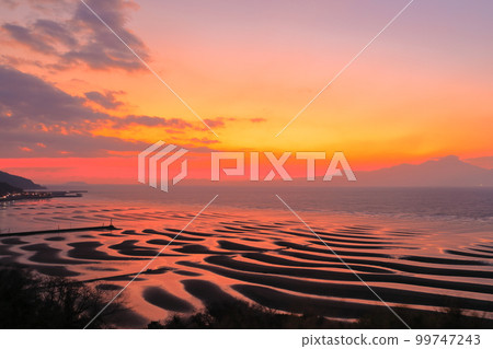 [Kumamoto Prefecture] Okoshiki Beach and Unzen Sunset on a Scenic Day 99747243