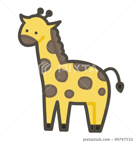 手繪插圖的長頸鹿 手繪插圖的長頸鹿 99747510