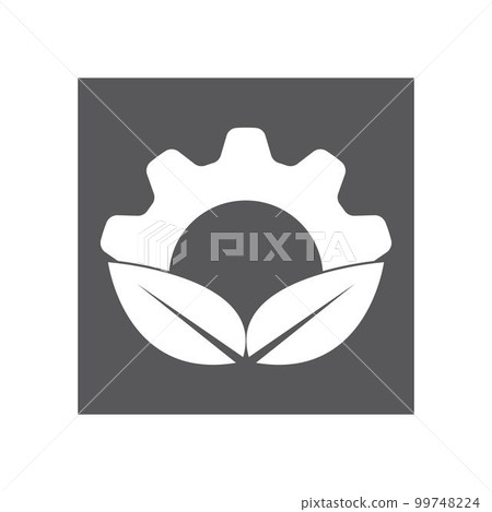 Gear leaf logo 99748224