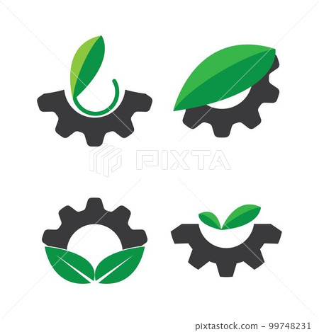Gear leaf logo 99748231