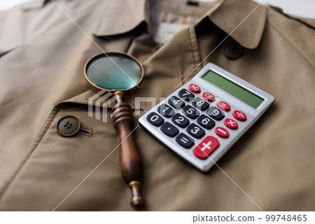 magnifying glass and coat magnifying glass and coat 99748465