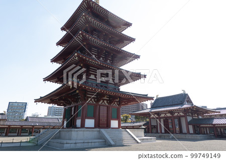 大阪“四天王寺”(日本宗派宗本山四天王寺天台宗) 大阪“四天王寺”(日本宗派宗本山四天王寺天台宗) 99749149