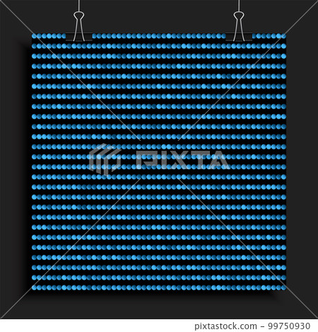 Poster from blue sequins, glitters or sparkles Poster from blue sequins, glitters or sparkles 99750930