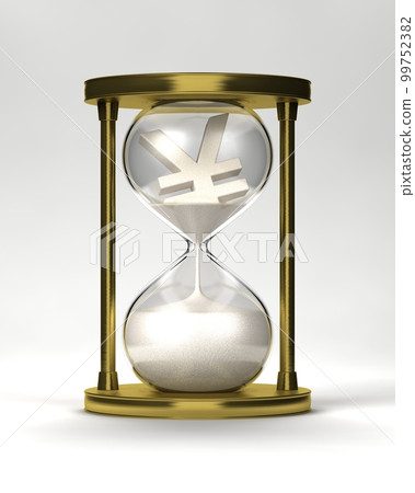 Yen symbol hourglass Yen symbol hourglass 99752382