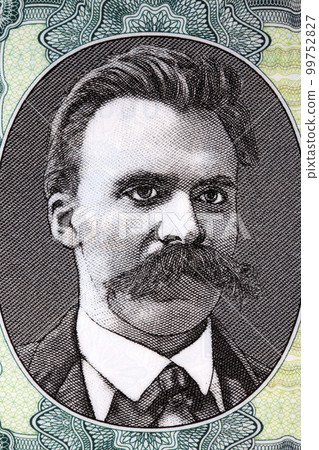 Friedrich Wilhelm Nietzsche a portrait from money 99752827