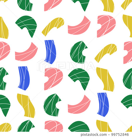 Vector geometric seamless pattern. Repeating abstract background 99752846