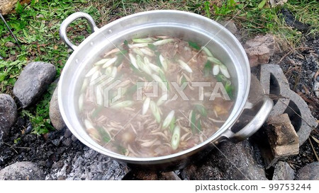 Taste the local taste of Yamagata's autumn on the riverbed... Imoni Taste the local taste of Yamagata's autumn on the riverbed... Imoni 99753244