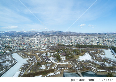 View from Hakodate Goryokaku Tower 99754352
