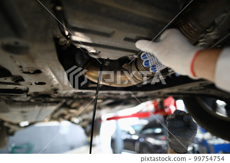 Car was raised for service to check condition of car running gear 99754754