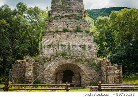 blast furnace ruins in ukraine 99756188
