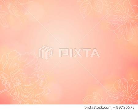 粉彩花卉水彩風格背景圖 99756575