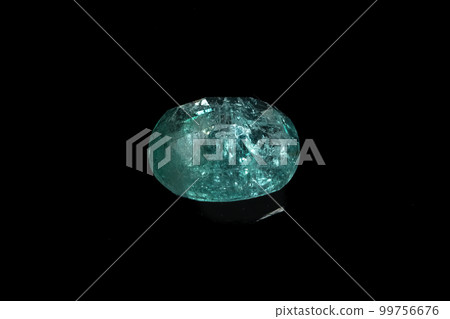 Natural beautiful paraiba tourmaline on a background 99756676