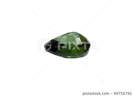 Natural beautiful gemstone tourmaline on white background Natural beautiful gemstone tourmaline on white background 99756792