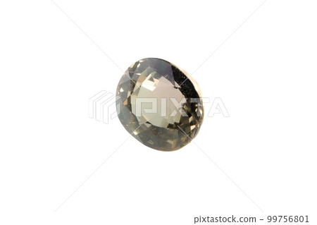 Natural beautiful gemstone tourmaline on white background Natural beautiful gemstone tourmaline on white background 99756801
