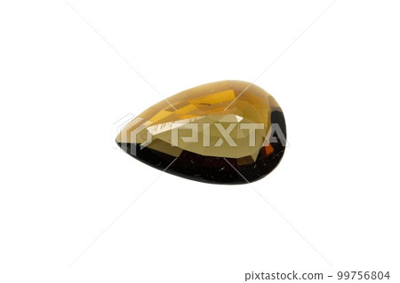 Natural beautiful gemstone tourmaline on white background Natural beautiful gemstone tourmaline on white background 99756804