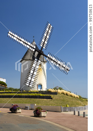 Windmill in Jard sur Mer, Pays de la Loire, France 99758615
