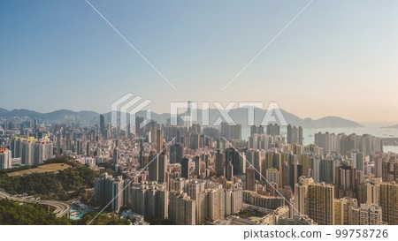 the Hong Kong urban of Middle Kowloon, Feb 28 2023 the Hong Kong urban of Middle Kowloon, Feb 28 2023 99758726