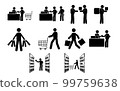 shop, pay, cashier, supermarket, queue 99759638