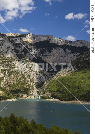 Lake of Sainte-Croix in Var department, Provence, France 99760521