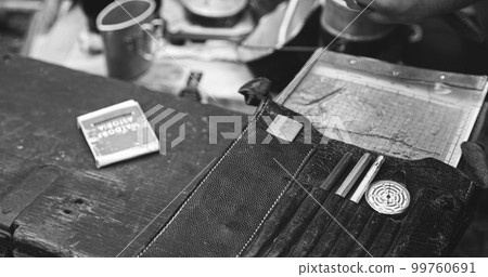 World War II German wehrmacht Soldier officer Commander packing 99760691